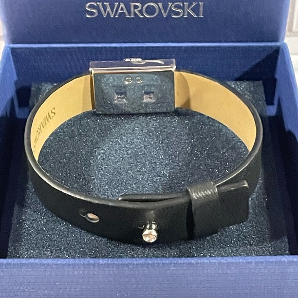 Swarovski Crystal/Leather Buckle Bracelet - Picture 3 of 5